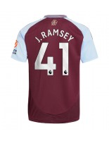 Aston Villa Jacob Ramsey #41 Domácí Dres 2024-25 Krátký Rukáv